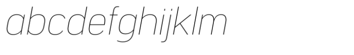 Segovia Normal Thin Italic FONT