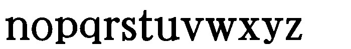 Seibi Akabane Bold Font LOWERCASE