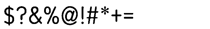 Seibi Atago Demibold Font OTHER CHARS