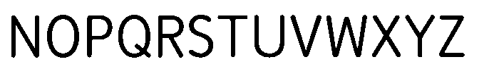 Seibi Atago Demibold Font UPPERCASE
