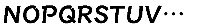 Seibi Kakupop Bold Font UPPERCASE