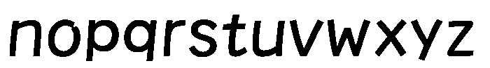 Seibi Kakupop Demibold Font LOWERCASE