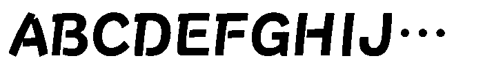 Seibi Kakupop Extrabold Font UPPERCASE