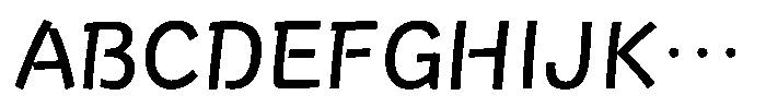 Seibi Kakupop Medium Font UPPERCASE