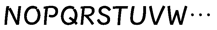 Seibi Kakupop Medium Font UPPERCASE