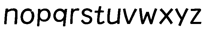 Seibi Kakupop Medium Font LOWERCASE