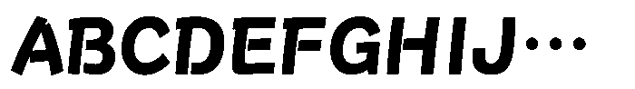 Seibi Kakupop Ultrabold Font UPPERCASE