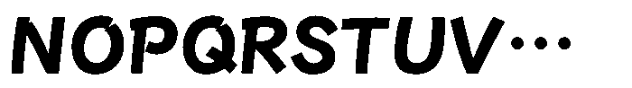 Seibi Kakupop Ultrabold Font UPPERCASE