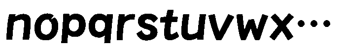 Seibi Kakupop Ultrabold Font LOWERCASE
