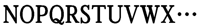 Seibi Shiomi Bold Font UPPERCASE
