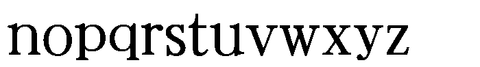 Seibi Shiomi Demibold Font LOWERCASE