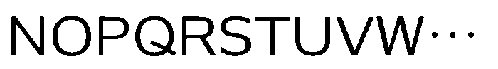 Seibi Yuni Light Font UPPERCASE