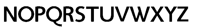 Seigo Kana Classic OT DB Font UPPERCASE