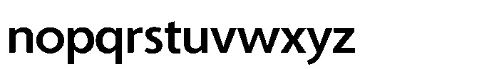 Seigo Kana Classic OT DB Font LOWERCASE