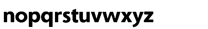 Seigo Kana Classic OT EB Font LOWERCASE