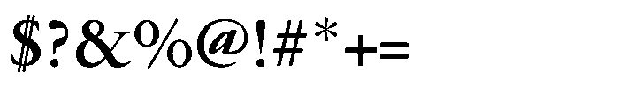 Seimin Kana Classic OT B Font OTHER CHARS