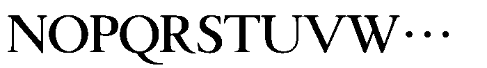Seimin Kana Classic OT B Font UPPERCASE