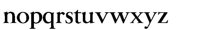 Seimin Kana Classic OT B Font LOWERCASE