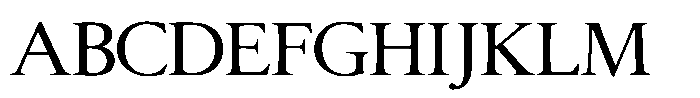 Seimin Kana Classic OT DB Font UPPERCASE
