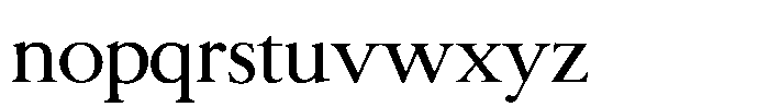 Seimin Kana Classic OT DB Font LOWERCASE
