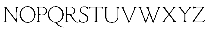 Seimin Kana Classic OT EL Font UPPERCASE