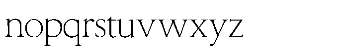 Seimin Kana Classic OT EL Font LOWERCASE