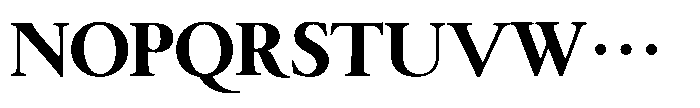 Seimin Kana Classic OT H Font UPPERCASE