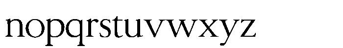 Seimin Kana Classic OT M Font LOWERCASE