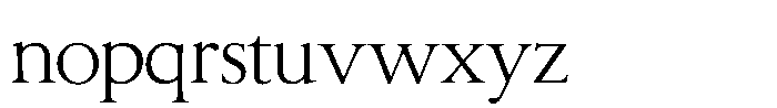 Seimin Kana Classic OT R Font LOWERCASE