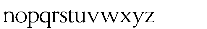 Seimin Kana Old Font LOWERCASE
