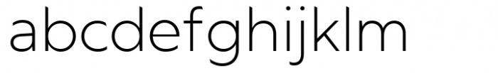 Seitu Extra Light Font LOWERCASE