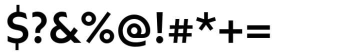 Seitu Medium Font OTHER CHARS