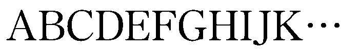 Seiwa Min Global Std Medium Font UPPERCASE