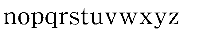 Seiwa Min Kyara Std Light Font LOWERCASE