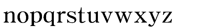 Seiwa Min Wayou Std Medium Font LOWERCASE