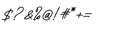 Sejatty Gartena Regular Font OTHER CHARS