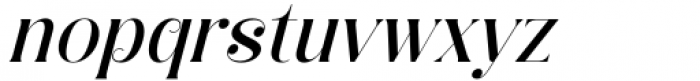 Sejen Italic Font LOWERCASE