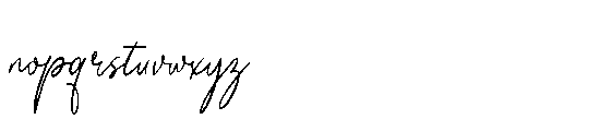 Sekar Wangi Regular Font LOWERCASE