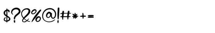 Selanga Font OTHER CHARS