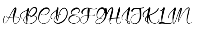 Selanga Font UPPERCASE