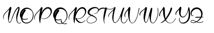 Selanga Font UPPERCASE