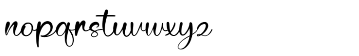 Selanga Font LOWERCASE
