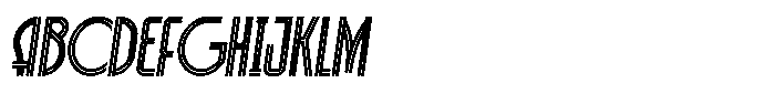 Selangor Inline Italic FONT