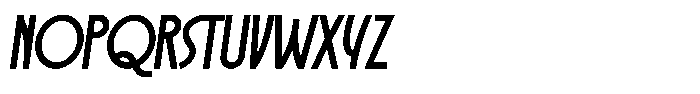 Selangor Italic Font UPPERCASE