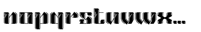Selauk Variation Font LOWERCASE