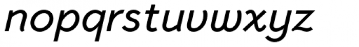 Selene Medium Italic Font LOWERCASE