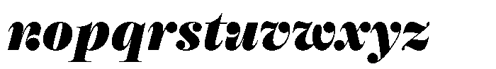 Selestin Black Italic Font LOWERCASE