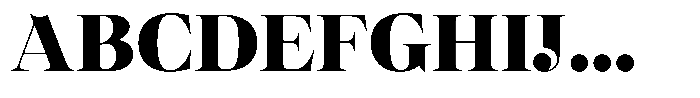 Selestin Black Font UPPERCASE