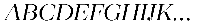 Selestin Book Italic Font UPPERCASE