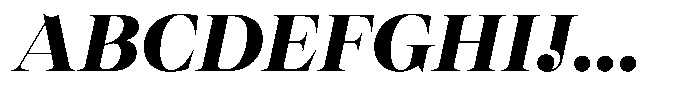 Selestin Extra Bold Italic Font UPPERCASE